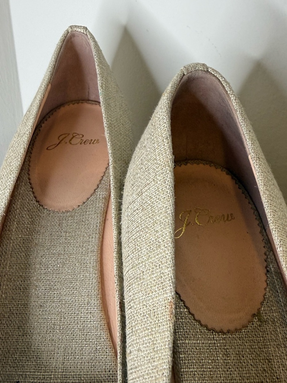 J. Crew Seville espadrille wedges in metallic canvas - Picture 4 of 11